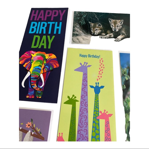 WORLD WILDLIFE WWF Defenders of Wildlife GREETING CARDS Crafting Decoupage GIFTS - Picture 2 of 7